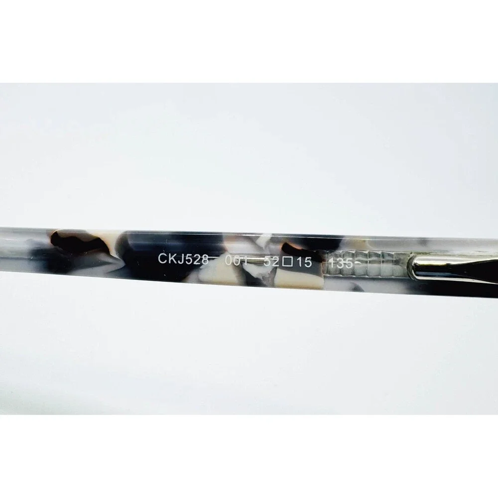 Calvin Klein Jeans Eyeglasses Women Black Marble CKJ528 001 52-15-135